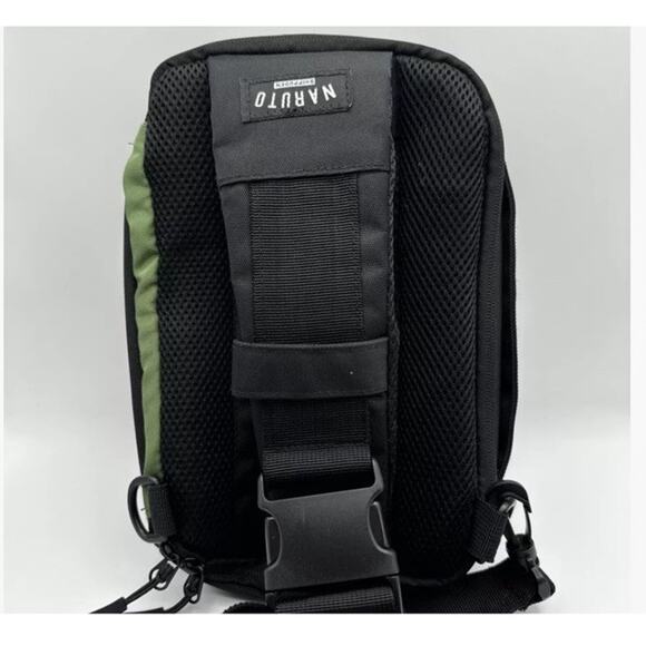 NWT Naruto Shippuden Kakashi Sling Crossbody Bag Anime Ninja Bioworld Loungefly - Picture 4 of 5